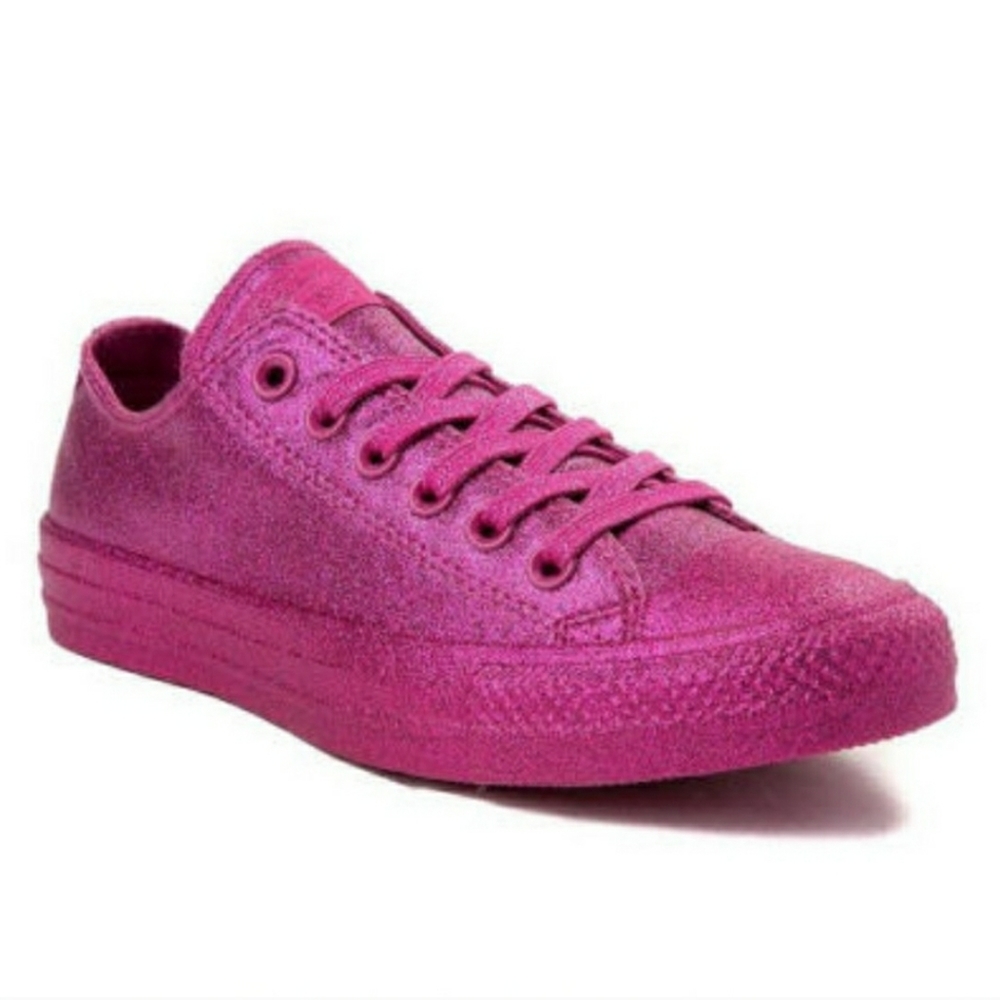Converse Ctas Ox Pink Glitter Unisex Sneaker Shoe